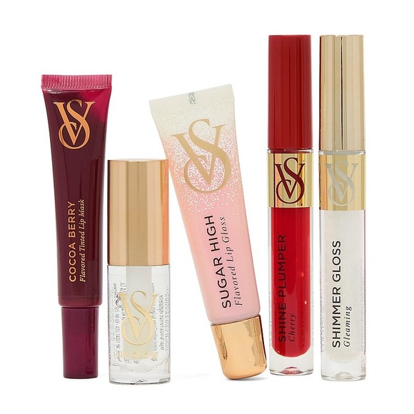 VICTORIA’S SECRET | 5-Piece Lip Gloss, Oil, Mask & Lip Plumper Gift Set - Picture 2 of 11